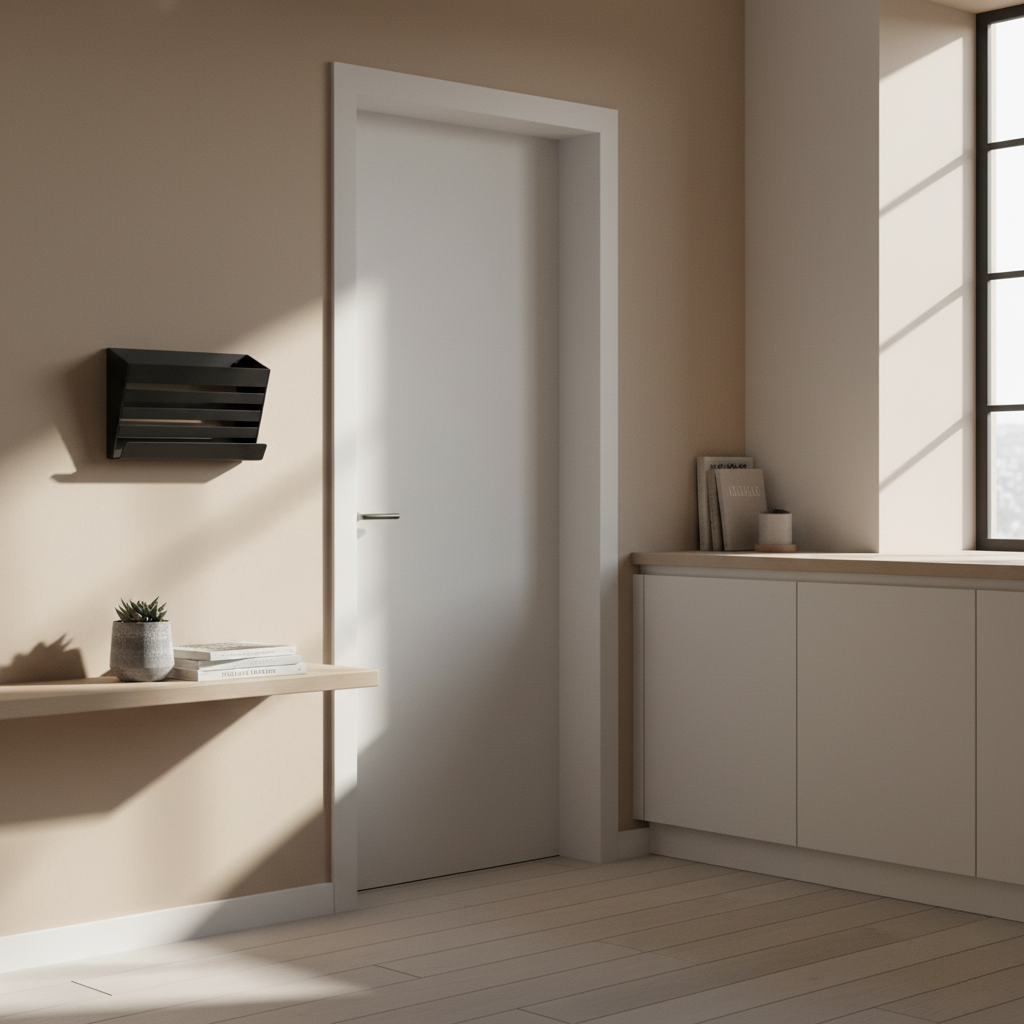 Porte-Magazines Mural en Métal