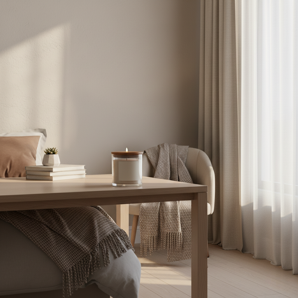 Bougie en Pot de Verre