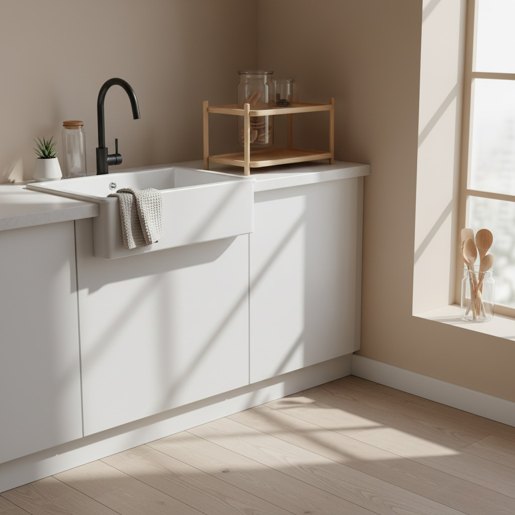 Organisateur Minimaliste à Deux Niveaux en Bois