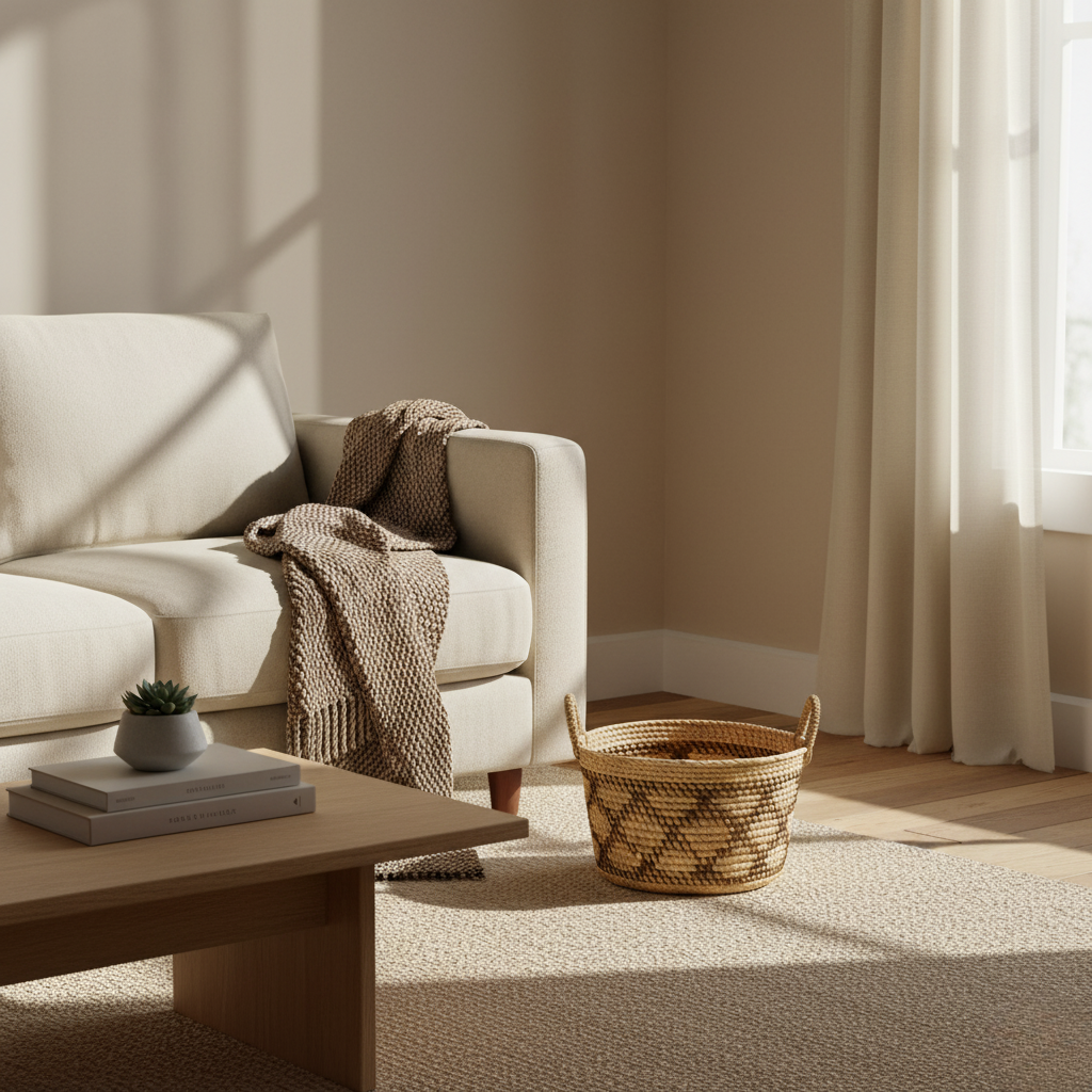 Panier de Rangement Tissé à la Main