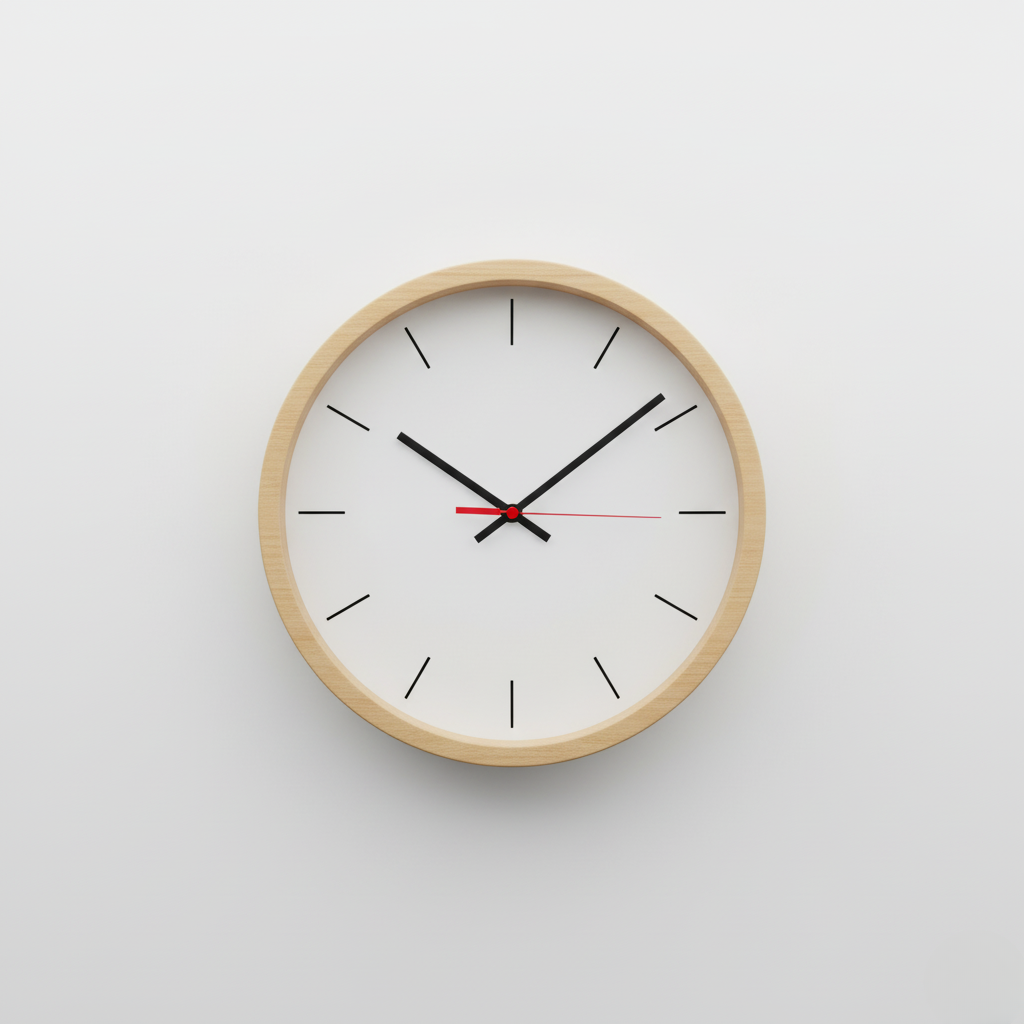 Horloge Murale Minimaliste