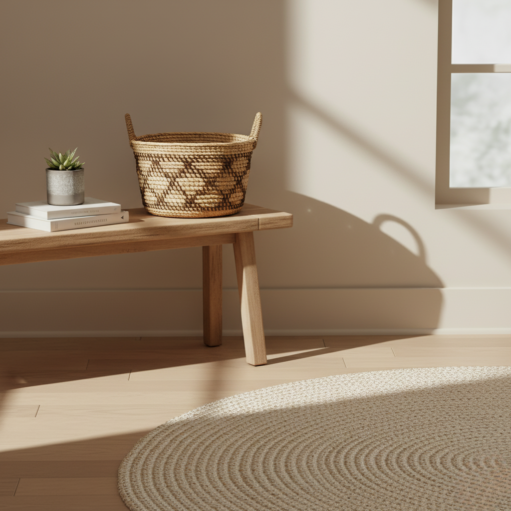 Panier de Rangement Tissé à la Main