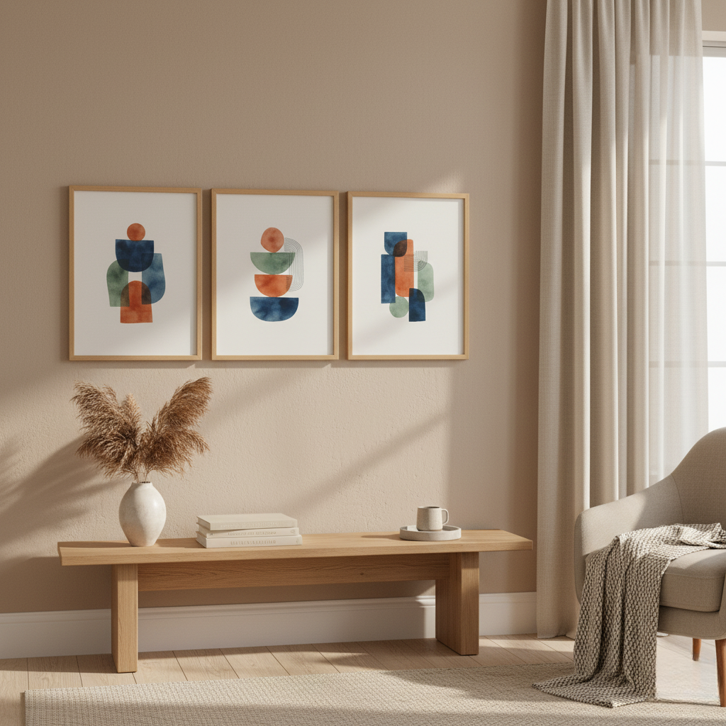 Affiches Murales Abstraites Géométriques