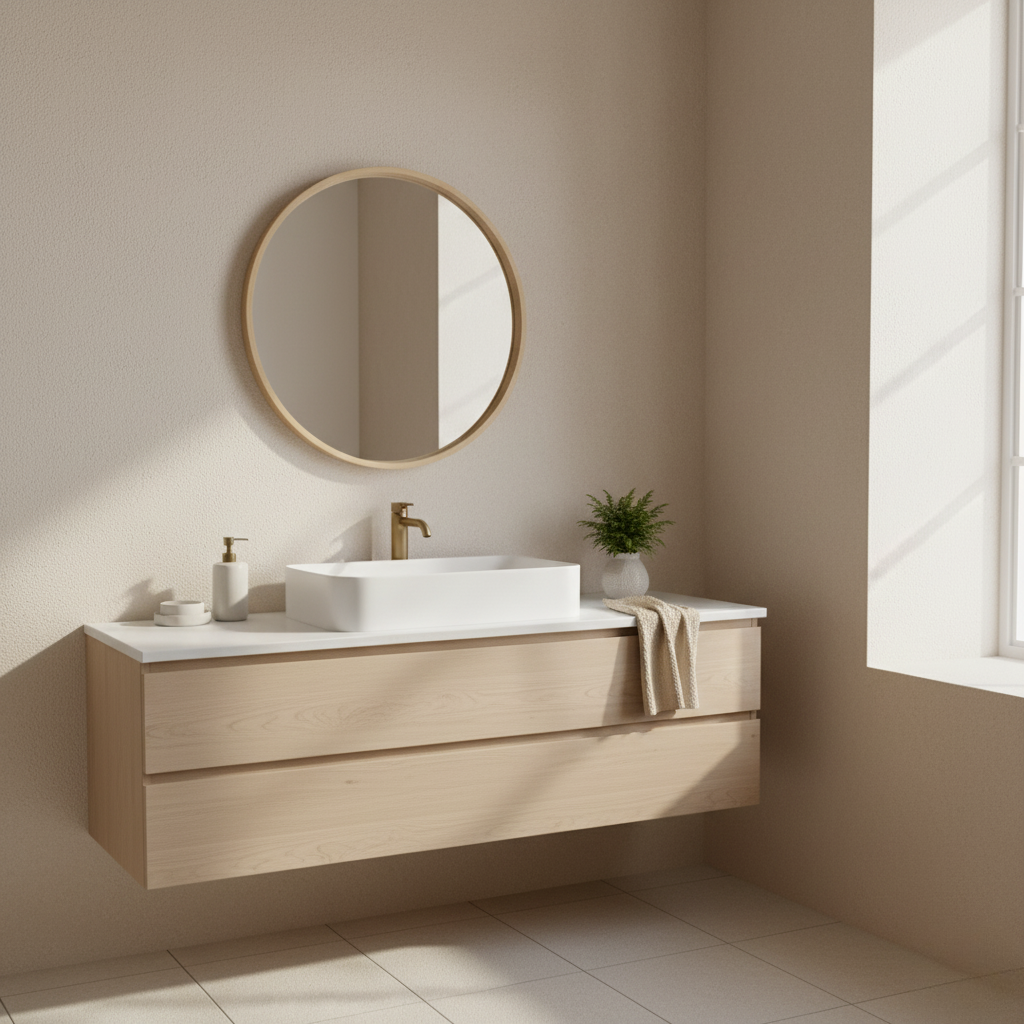 Miroir Mural Rond Moderne