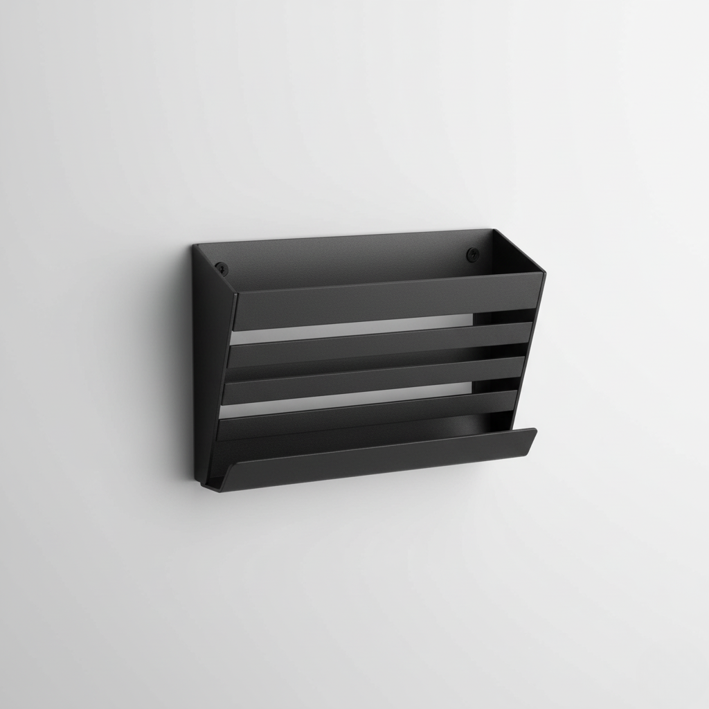 Porte-Magazines Mural en Métal