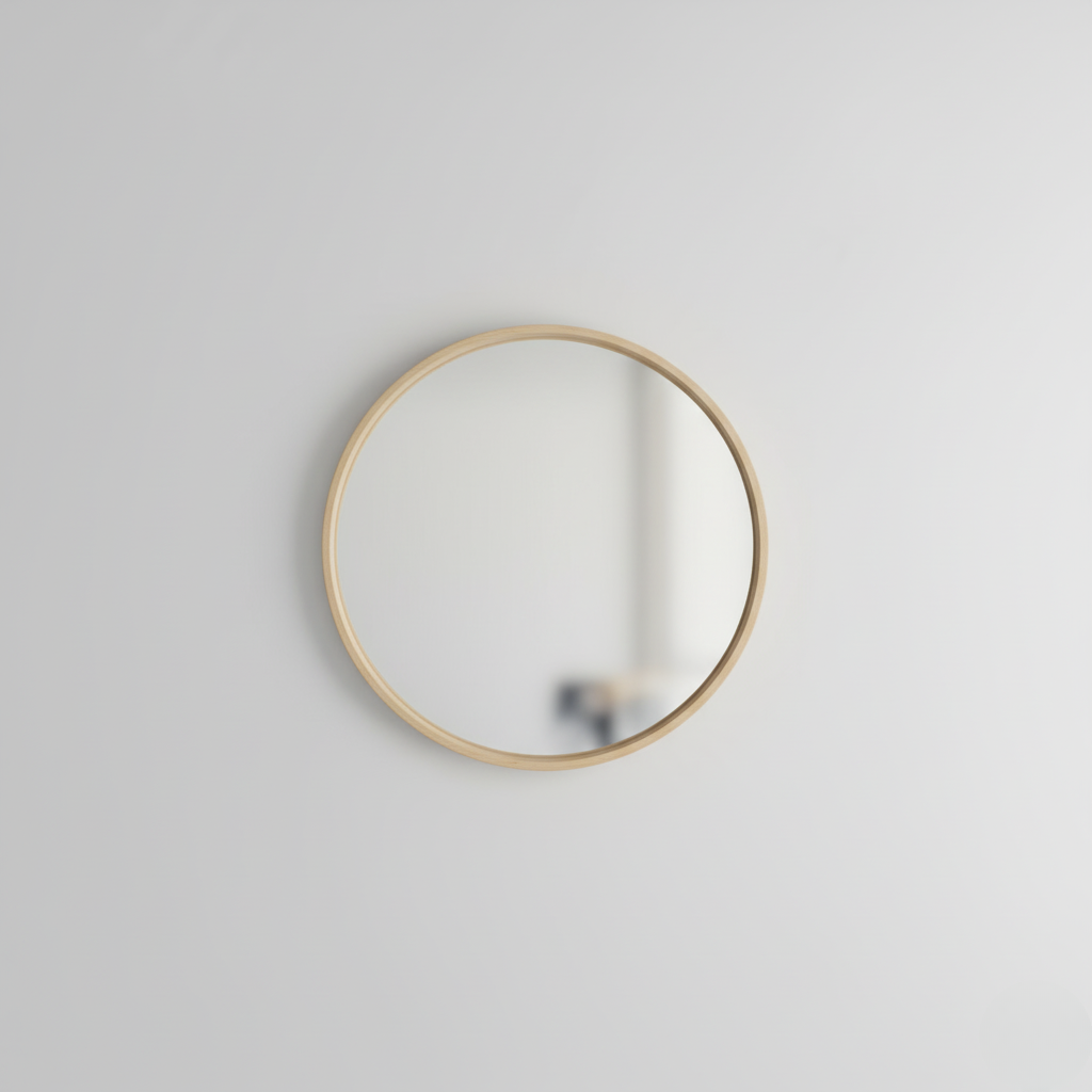 Miroir Mural Rond Moderne