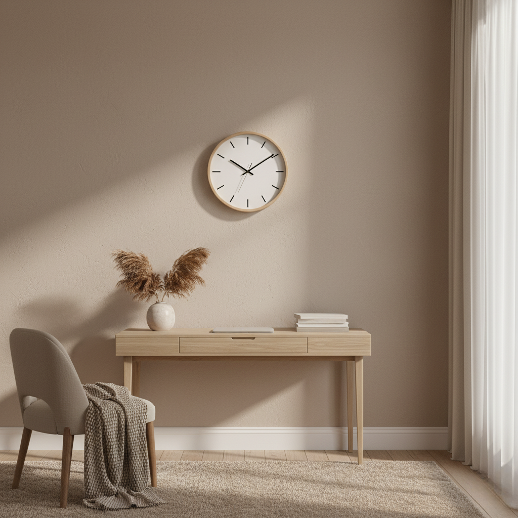 Horloge Murale Minimaliste